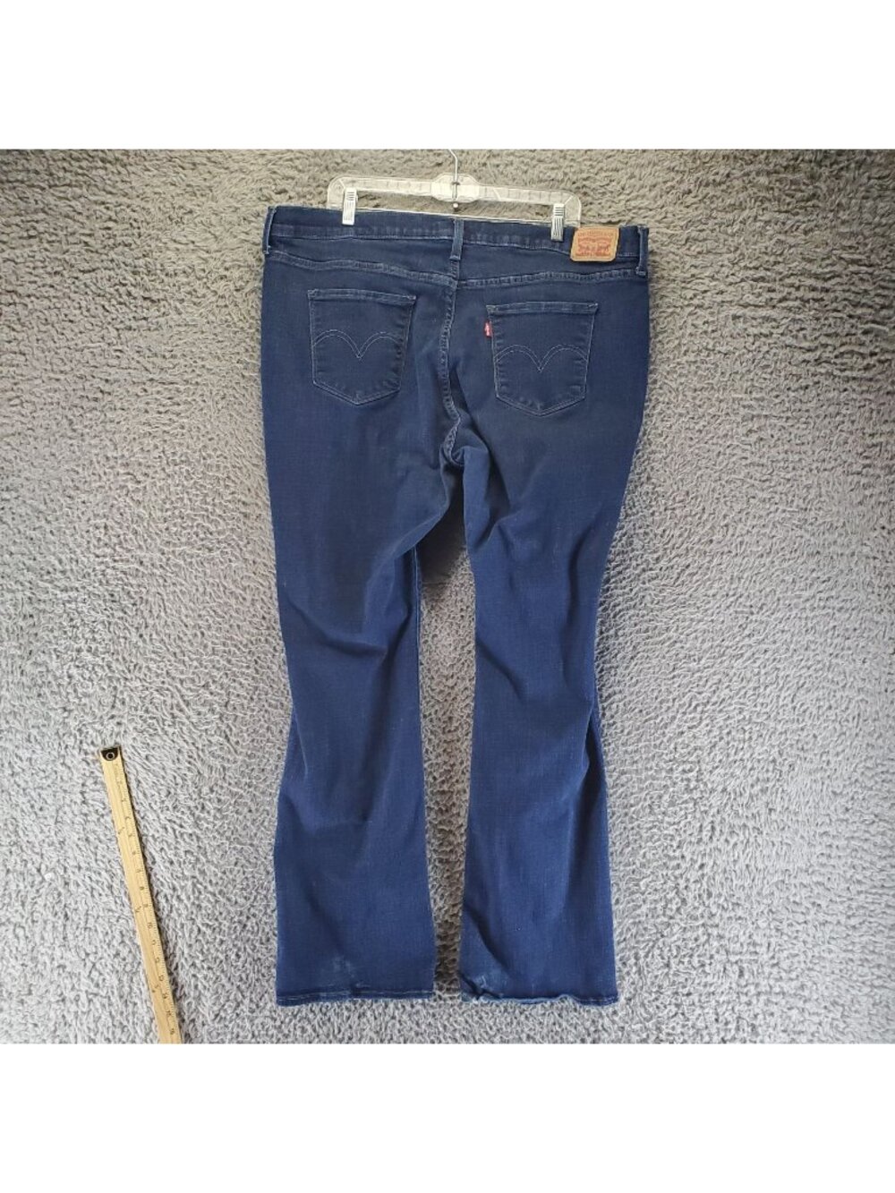 Levis Jeans Womens 22W Blue Classic Bootcut Stretch Comfort Denim *Read*
